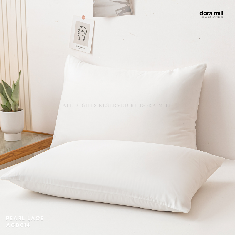 Dora Mill Plain Series Aloe Cotton Pillow Case – Soft & Skin-Friendly Comfort #ACD