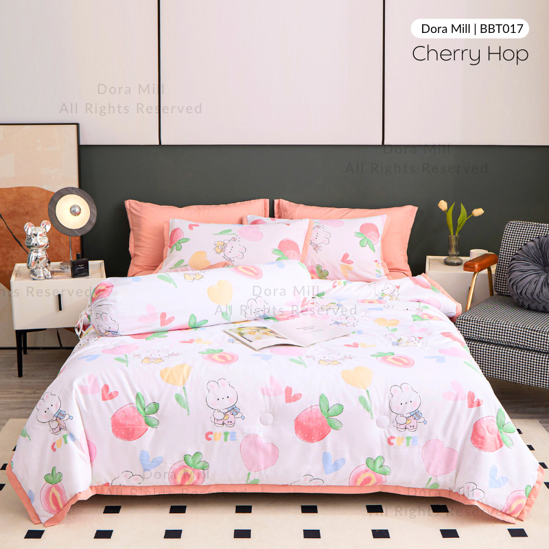 Washed Cotton Linen Summer Comforter 5in1 Bedsheet Set by Dora Mill #BBT