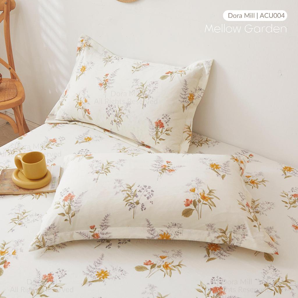 DORAMILL Wash Cotton Linen Ins Style Pillowcase #DASP