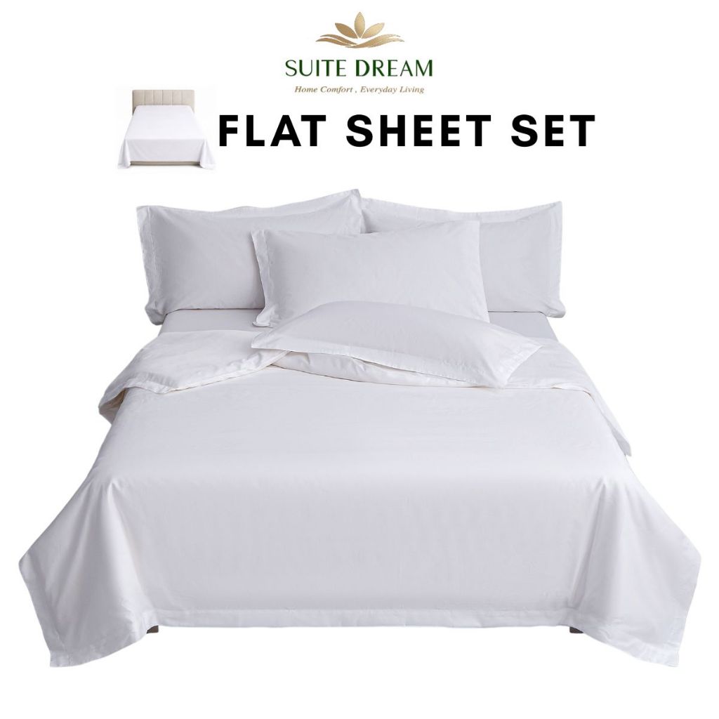 DORAMILL SatinWeave™ Premier 60 Sateen Hotel Quilt Cover Bedsheet Set