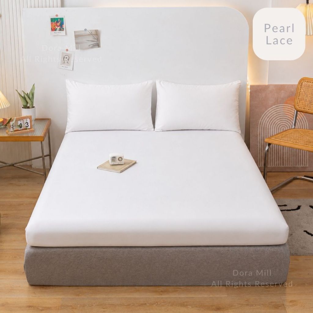 DORAMILL ComfyAir Plain Colour Fitted Bedsheet Only #BFP