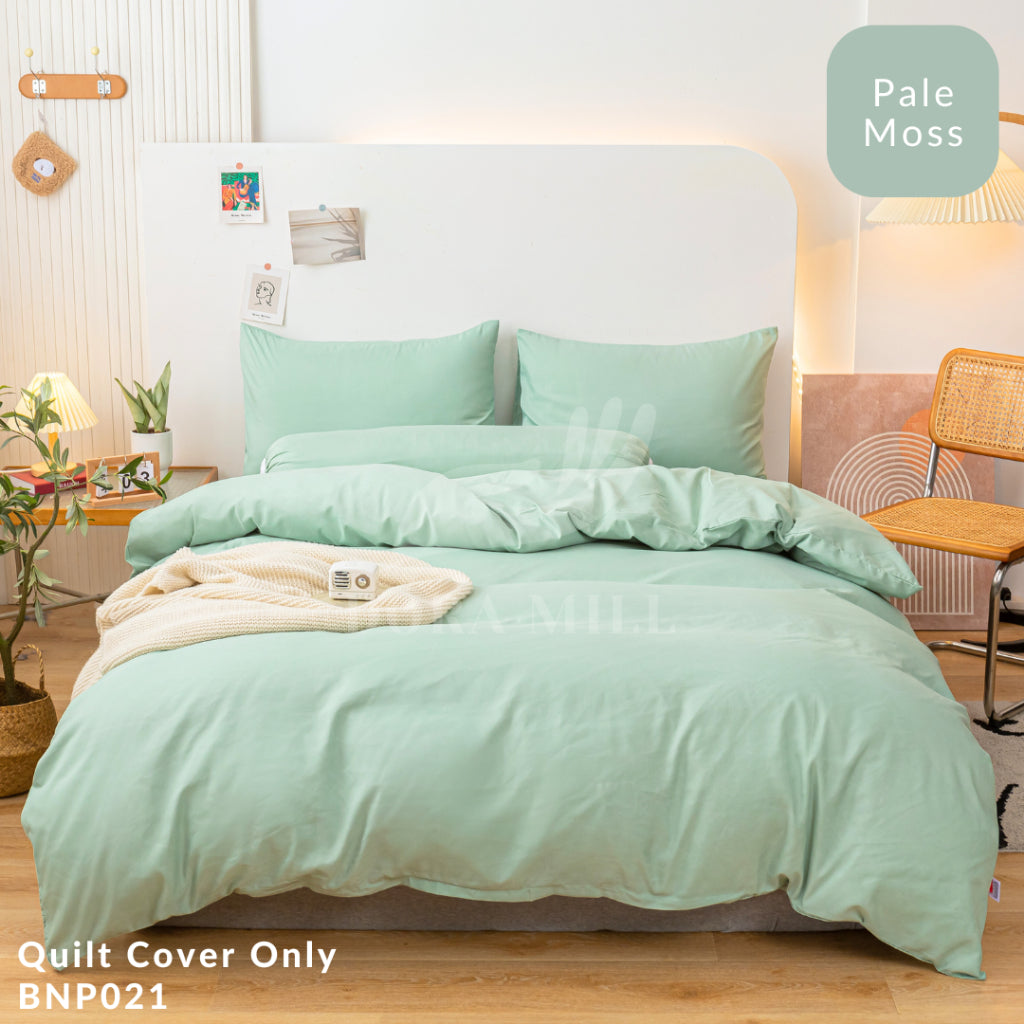 DORAMILL ComfyAir Plain Colour Duvet Cover Comforter Fitted Bedsheet Set #BDP