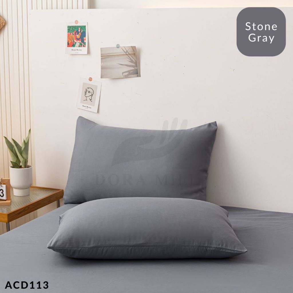 DORAMILL ComfyAir Plain Colour Pillow Case #ACD