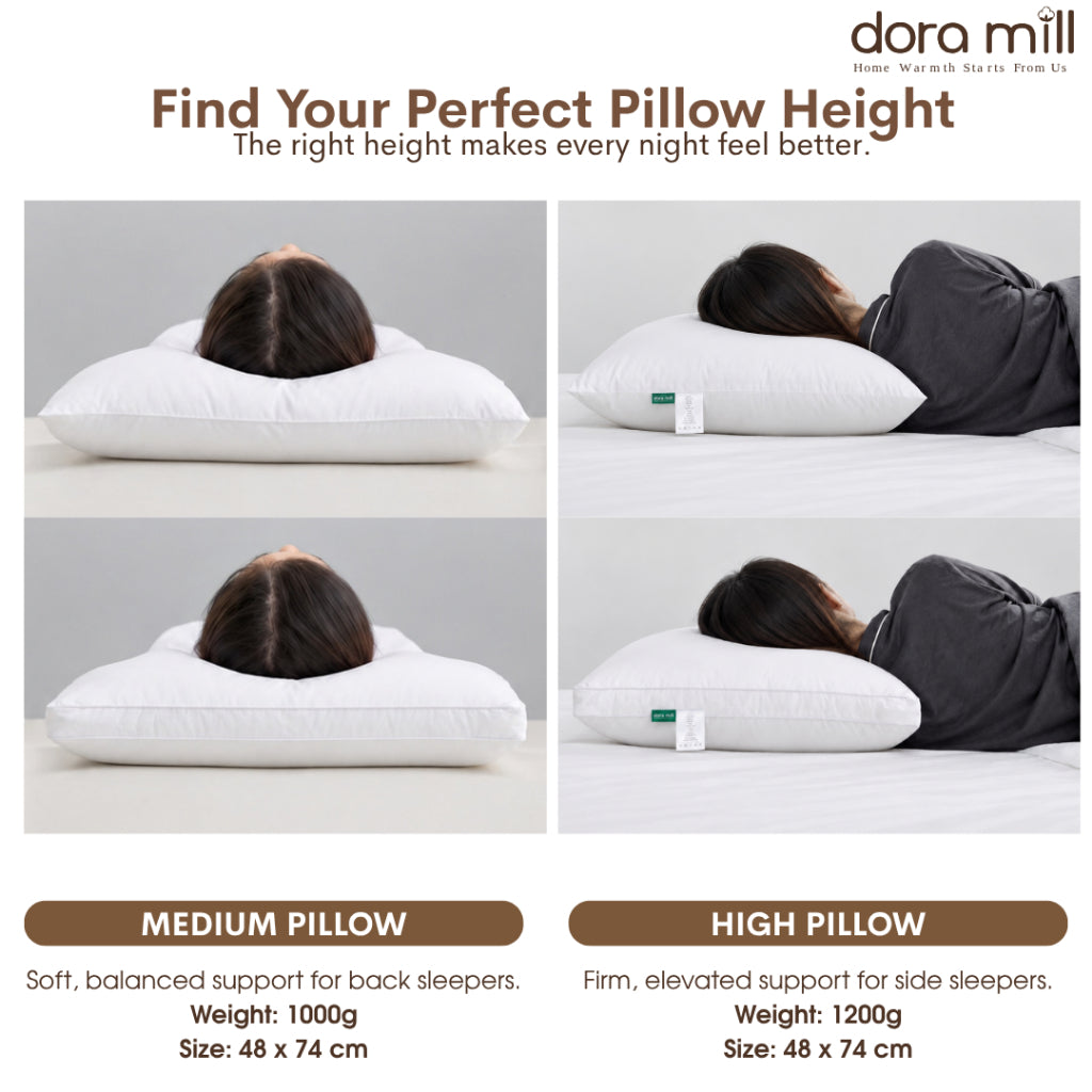 DORAMILL 5-Star Grade S Premium Hotel Pillow #APST