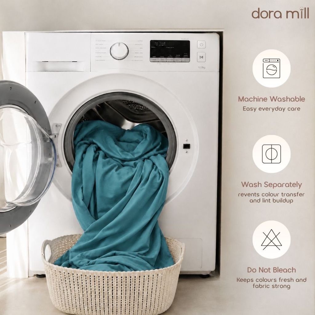 DORAMILL ComfyAir Plain Colour Duvet Cover ONLY #BNP