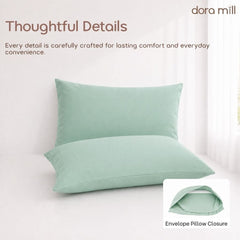 DORAMILL ComfyAir Plain Colour Pillow Case #ACD