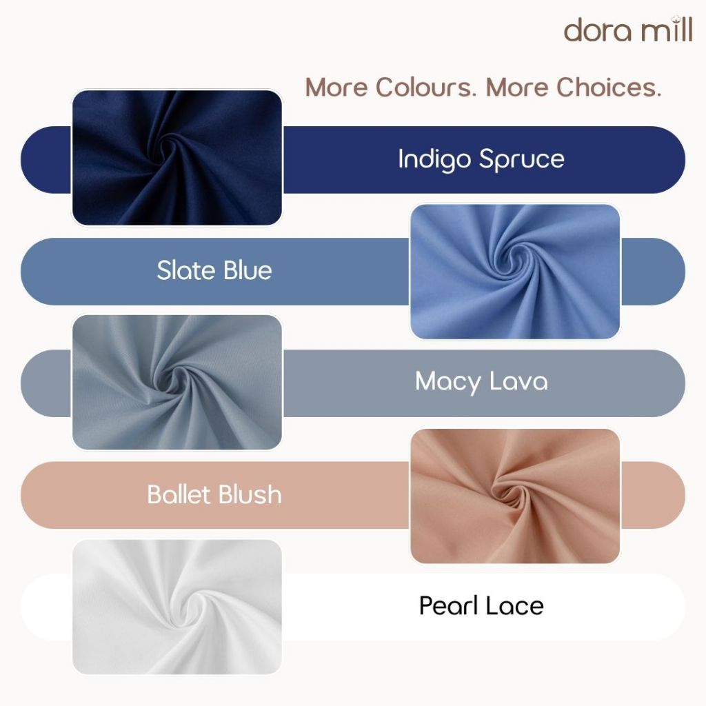DORAMILL ComfyAir Plain Colour Duvet Cover ONLY #BNP