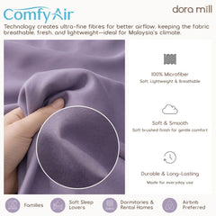 DORAMILL ComfyAir Plain Colour Bolster Case #ABD