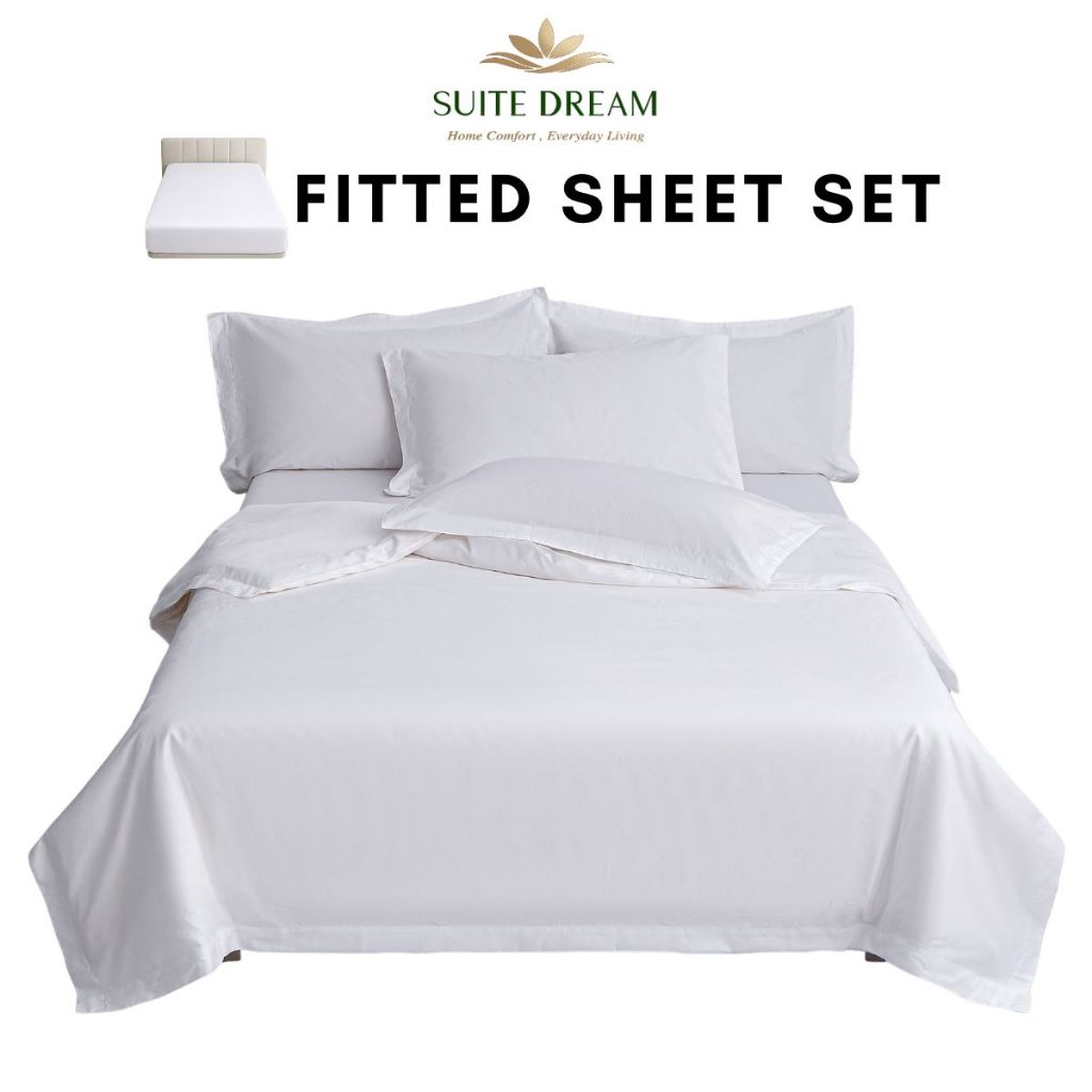 DORAMILL SatinWeave™ Premier 60 Sateen Hotel Quilt Cover Bedsheet Set