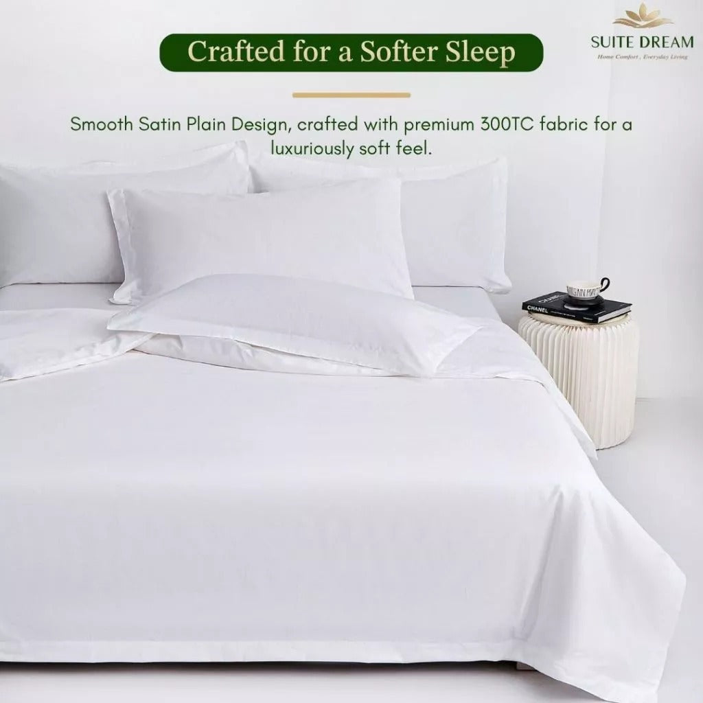 DORAMILL SatinWeave™ Premier 60 Sateen Hotel Quilt Cover Bedsheet Set