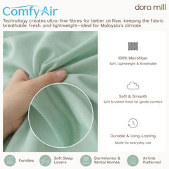 DORAMILL ComfyAir Plain Colour Pillow Case #ACD