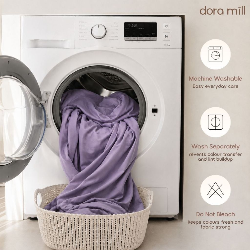 DORAMILL ComfyAir Plain Colour Bolster Case #ABD
