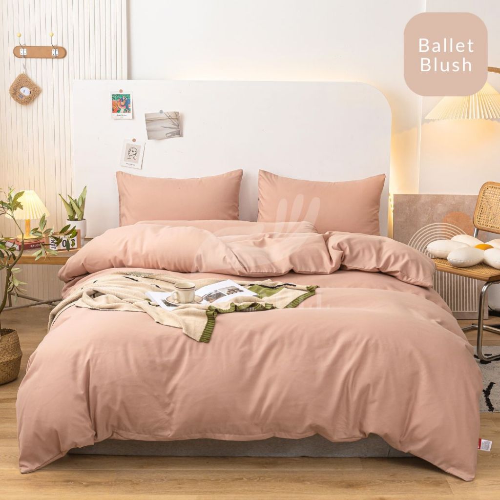 DORAMILL ComfyAir Plain Colour Duvet Cover Comforter Fitted Bedsheet Set #BDP