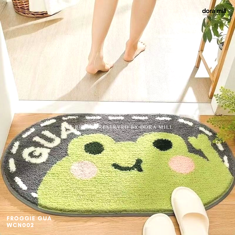 Dora Mill Cartoon Home Decor Imitation Cashmere Floor Mat - Living Room/Bathroom Cartoon Velvet Carpet #WCN