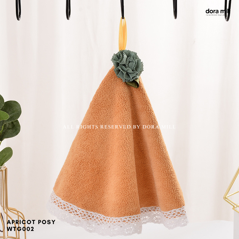 DORAMILL Hand Towel Hanging Hand Towel Kitchen Kitchen Towel Cotton Tuala Dapur Bundle Murah #WTG