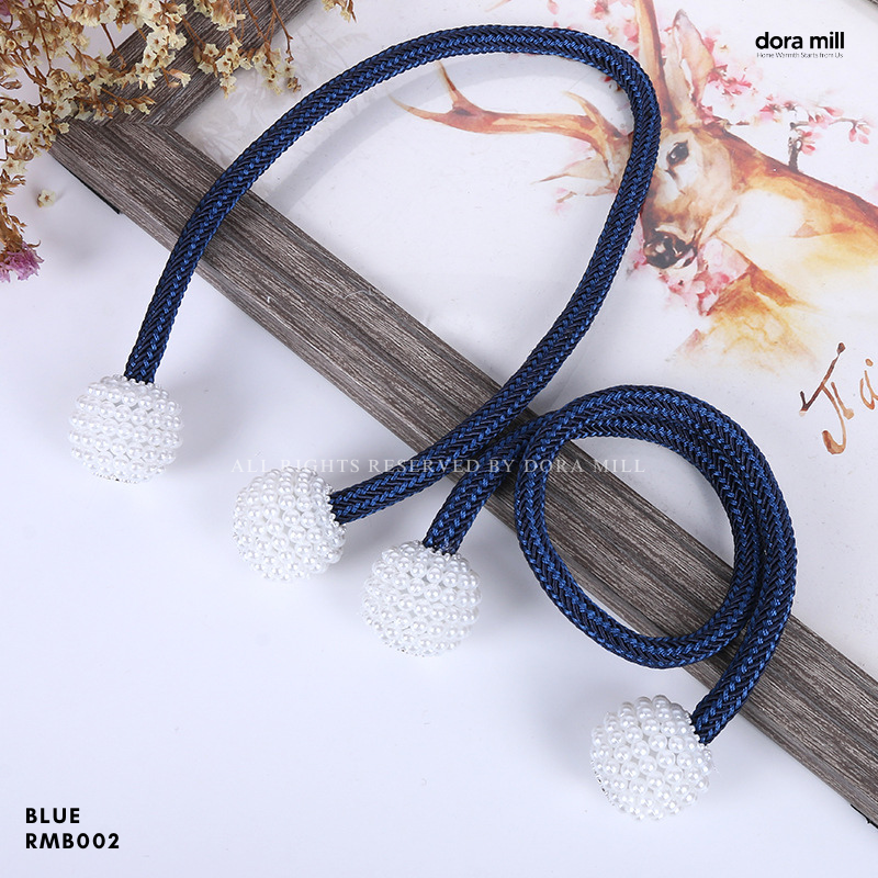 Dora Mill Curtain Magnet Buckle Strap – Easy Tieback/ Curtain Tassels #RMB