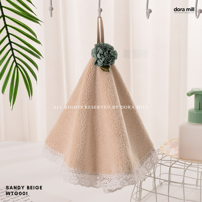 DORAMILL Hand Towel Hanging Hand Towel Kitchen Kitchen Towel Cotton Tuala Dapur Bundle Murah #WTG